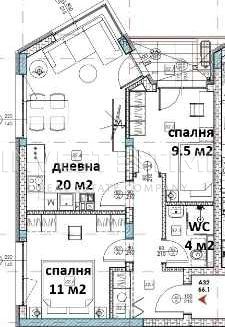 Тристаен апартамент в НОВ ПРОЕКТ в кв. Виница - Агенция за недвижими имоти Варна - Invest Time, имот 4