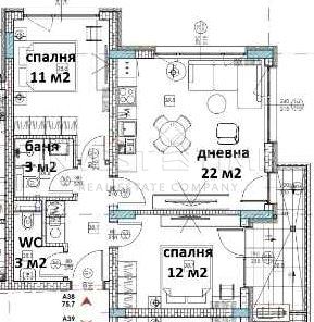 Тристаен апартамент в НОВ ПРОЕКТ в кв. Виница - Агенция за недвижими имоти Варна - Invest Time, имот 2
